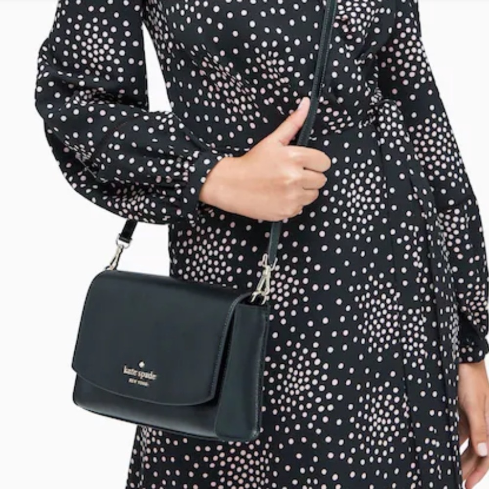 Kate Spade Carson Convertible Crossbody Black - Picture 2 of 9